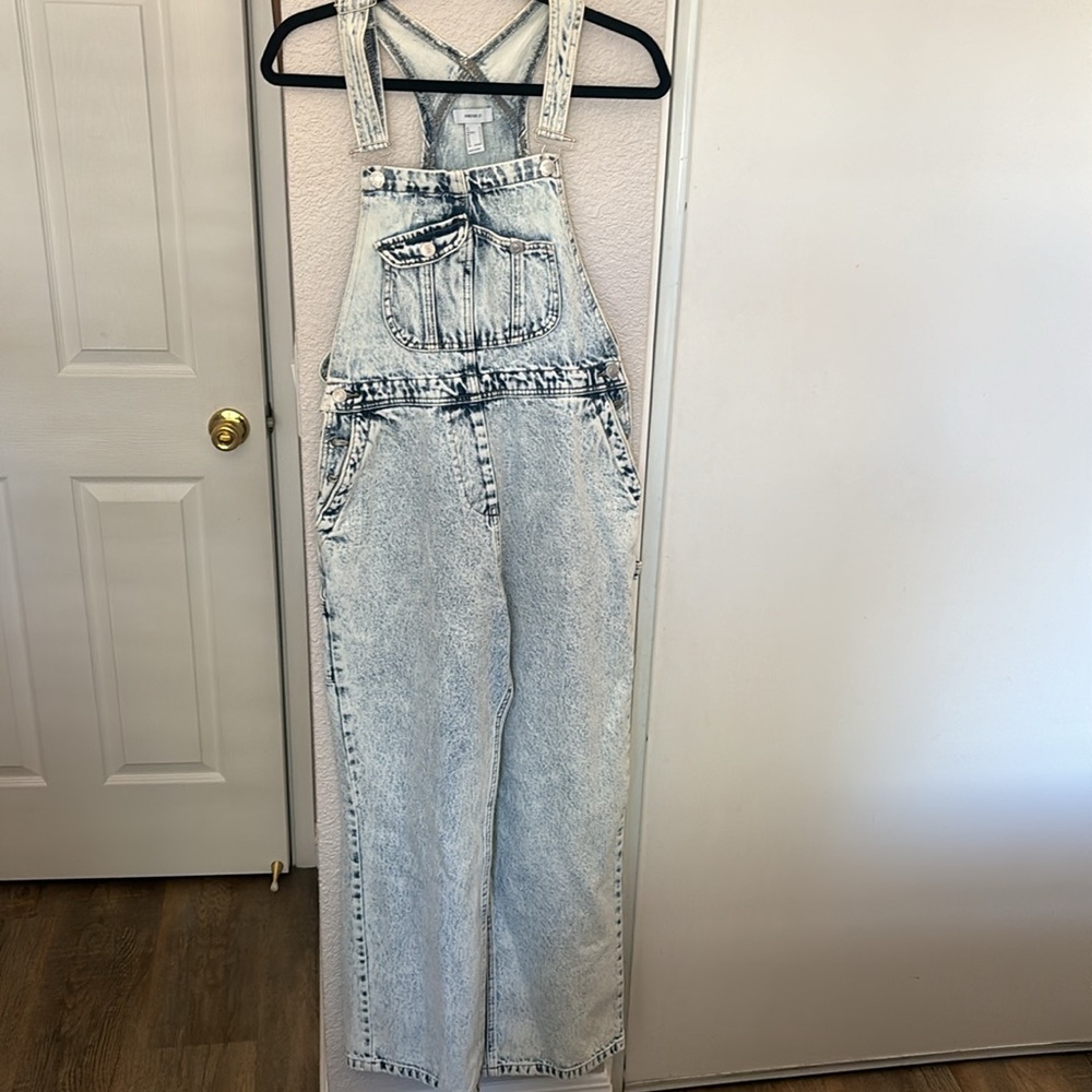 Forever 21 Acid Wash Overalls NWOT